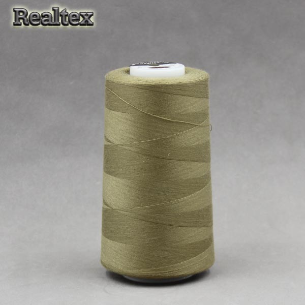 Нитки "Realtex" 40/2 (5000ярд) цв.395 хаки