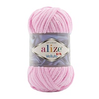 Пряжа Alize "Velluto" (0,5кг) цв.031 детский розовый