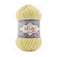 Пряжа Alize "Velluto" (0,5кг) цв.013 светло-лимонный
