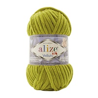 Пряжа Alize "Velluto" (0,5кг) цв.011 фисташка