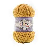 Пряжа Alize "Velluto" (0,5кг) цв.002 шафран
