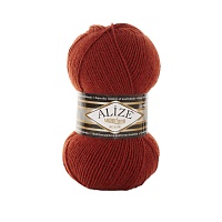 Пряжа Alize "Super Lana Klasik" (0,5кг) цв.036 терракот